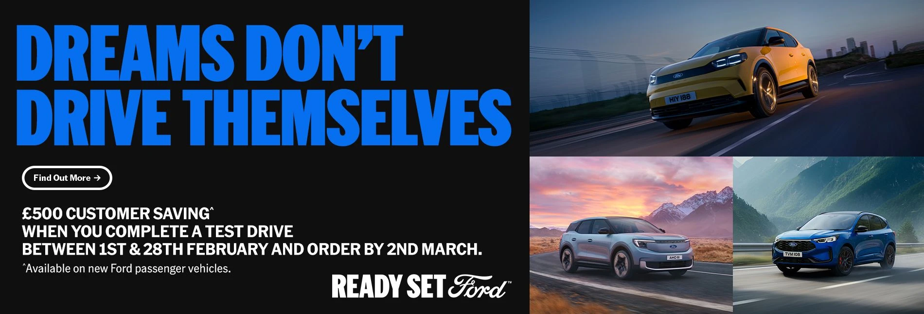 Dreams don't drive themselves